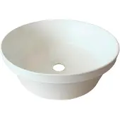 AC-DÉCO Lavabo in Vetroceramica MADA, bianco, 40 cm