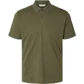 Selected Camicia Polo In Maglia Uomini Verde XL