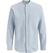 Jack & Jones Camicia A Maniche Lunghe Breeze Band Linen Blend