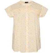 Zizzi Camicia da donna 'CALINE' giallo chiaro / rosa