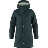 Fjällräven - Parka con imbottitura in pile - Greenland Winter Parka W Dark Navy per Donne - Taglia S - Blu navy