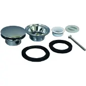 Bette Push valve, 70x70x60mm, chrome, B581-901, B581-901