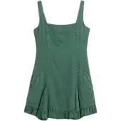 Desigual , Vestito corto in lyocell, Donna, Lyocell, Verde, M