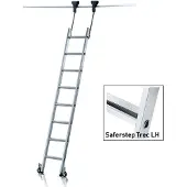 Zarges Scala a pioli mobile , modello Saferstep Trec LH, con 8 gradini