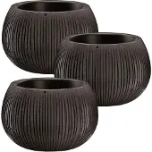 Wellhome Vaso Da Fiori Beton 3 Unità