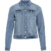 Vila Vishow Buttoned Giacca In Denim