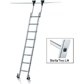 Zarges Scala a pioli mobile , modello Stella Trec LH, con 10 gradini
