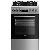 Beko Cucina A Gas Butano Con Forno Fsmt55330dxds 4 Fuochi