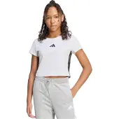 Adidas Kid's Essentials Crop T-shirt Bambini (128, bianco)