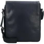 Leonhard heyden Roma Borsa a tracolla Vera Pelle 23 cm nero