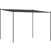 Syfax Gazebo Antracite 3x3 m 180 g/m² Tessuto e Acciaio