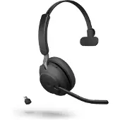 Jabra Cuffie Wireless Con Microfono Evolve2 65 Usb-c Ms Mono