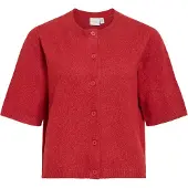 Vila Viliga Maniche Corte Cardigan A Maglia