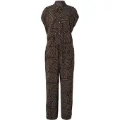 Opus Tuta jumpsuit 'Mendie' marrone / nero