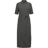 Jeanne Baret Women's Sumatra Shirt Dress Abito Donna (44, nero)