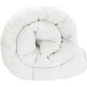 vidaXL Piumino bianco 220 x 240 cm in fibra di bambù
