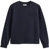 Gant per donna. 4202586 Felpa Tonal Shield Blu Navy (XS), Casual, Cotone