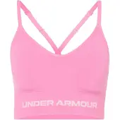 Under Armour Reggiseno sportivo 'Vanish Seamless' rosa / bianco
