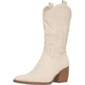 Elara Stivale da cowboy beige