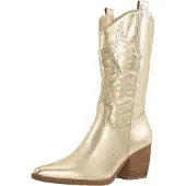 Elara Stivale da cowboy oro