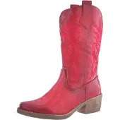 Elara Stivale da cowboy rosso