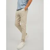 Jack & Jones Pantaloni 'JJMarco' crema / nero