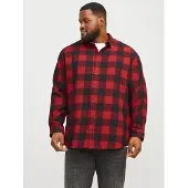 Jack & Jones Plus Size Camicia A Quadri Loose Fit