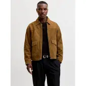 Jack & Jones Giacca In Pelle Scamosciata