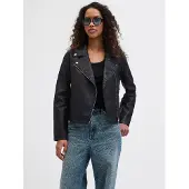 Jack & Jones Jxgail Giacca Biker In Similpelle
