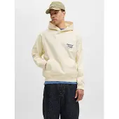 Jack & Jones Felpa Con Cappuccio Stampa Sul Retro