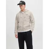Jack & Jones Felpa Con Cappuccio E Zip Stampato