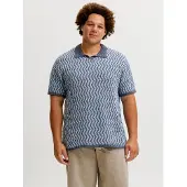 Jack & Jones Plus Size Polo In Maglia