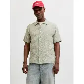 Jack & jones Camicia A Maniche Corte Cassis Dobby Resort