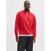 Jack & jones Felpa Con Mezza Zip