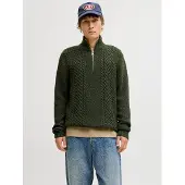 Jack & jones Felpa Con Mezza Zip