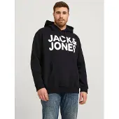 Jack & Jones Plus Size Felpa Con Cappuccio Con Logo