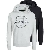 Jack & Jones Confezione Da 2 Felpa Con Cappuccio Stampato