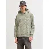 Jack & jones Felpa Con Cappuccio Stampa Sul Retro