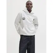 Jack & Jones Felpa Con Cappuccio Stampa Sul Retro