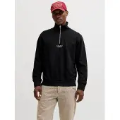 Jack & Jones Felpa Con Mezza Zip Stampato