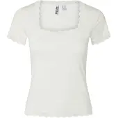 Pieces Top A Maniche Corte | Bianco | S
