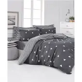 L'essentiel Maison , Begonvilla- EPJ6442, grigio, bianco, piumini, 65% cotone / 35% poliestere
