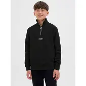 Jack & jones Felpa Con Mezza Zip Stampato Boys