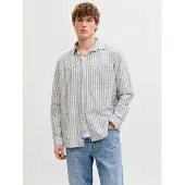 Jack & Jones Rdd Camicia A Righe Relaxed Fit