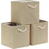 OEM Scatola portaoggetti in lino da 33 cm