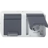 Gira 478130 SCHUKO 2f waager. KD WG AP G (478130)