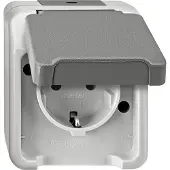 Merten Presa di corrente SCHUKO grigio chiaro MEG2300-8029