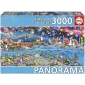 Educa Puzzle Panorama Della Vita 3000 Pezzi