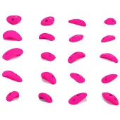 Blue pill Medium Boulder Appigli da arrampicata (XS-M, fuchsia/bianco)