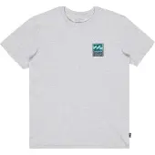 Billabong Kid's Stamp S/S T-shirt Bambini (10, grigio)